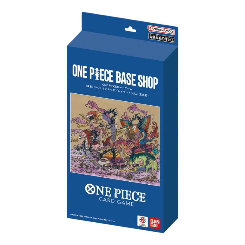 [OPCG-BASESHOP2-PMAT-JP] Tapis de jeu BASE SHOP Vol. 2 Les Cinq Doyens + carte Le Trône vide - JP - One Piece Card Game