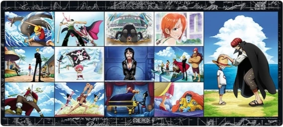 [ABY-OP-TAPIS-SOUVENIRS-XX] Playmat Extended Size Straw Hat Crew Memories 90x40 - One Piece - ABYstyle